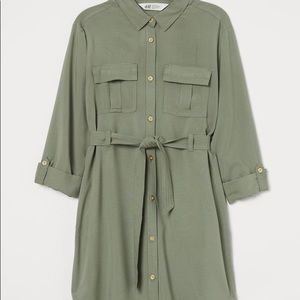 I’m selling a green dress from H&M, size 13-14 years